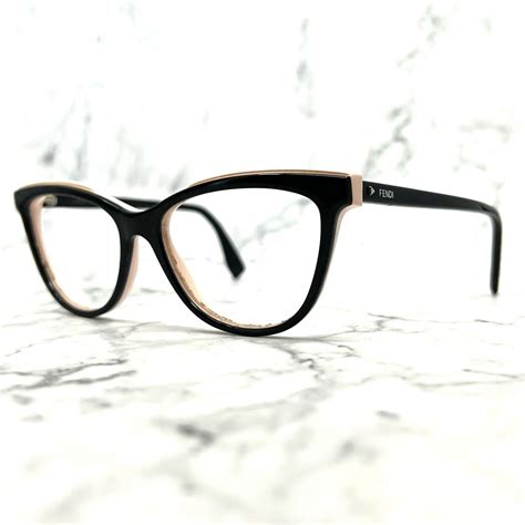 fendi ff 0255 807 53|Fendi Women's Eyeglasses FF 0255 807 Black Size 53.